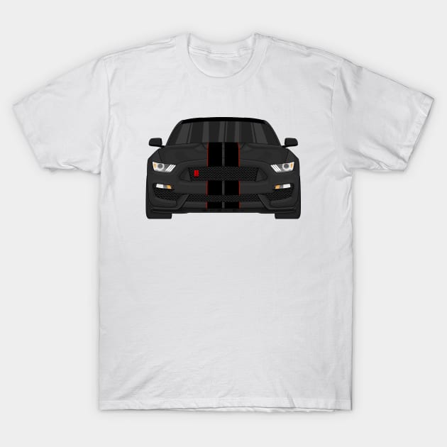 GT350R SHADOW BLACK T-Shirt by VENZ0LIC